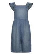 Playsuit Denim Summer Jumpsuit Haalari Blue Lindex