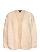 Strikket Cardigan Tops Knitwear Cardigans Cream Lindex