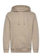 Tjm Reg Badge Hoodie Ext Tops Sweat-shirts & Hoodies Hoodies Beige Tom...