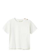 Nmmdolan Ss Loose Top Lil Noos Tops T-shirts Short-sleeved White Lil'A...