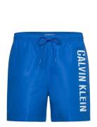 Medium Drawstring Uimashortsit Blue Calvin Klein