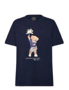 Polo Bear Cotton Jersey Tee Tops T-shirts Short-sleeved Navy Ralph Lau...