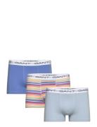 Stripe Print Trunk 3-Pack Bokserit Navy GANT