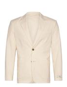 Slim Seersucker Suit Jacket Suits & Blazers Blazers Single Breasted Bl...