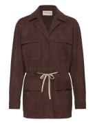 Pucala Nahkatakki Brown Munthe