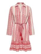 Jdyanna 7/8 Dress Wvn Noos Polvipituinen Mekko Pink JDY