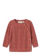 Nbfkajsa Ls Wrap Knit Lil Tops Knitwear Cardigans Pink Lil'Atelier