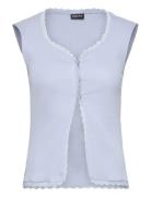 Pctirade Sl Vest Bc Tops T-shirts & Tops Sleeveless Blue Pieces