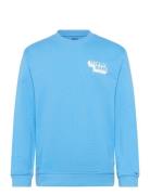 Tjm Reg Stack Crew Ext Tops Sweat-shirts & Hoodies Sweat-shirts Blue T...