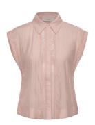 Cmmolly-Shirt Tops Shirts Short-sleeved Pink Copenhagen Muse