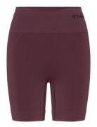 Hmltif Seamless Shorts Sport Shorts Sport Shorts Burgundy Hummel