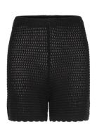 Knitted Crochet Shorts Bottoms Shorts Casual Shorts Black Gina Tricot