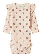 Nbflavo Eve Ls Slim Body Lil Noos Bodies Long-sleeved Pink Lil'Atelier