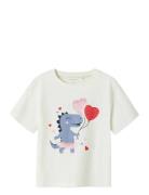 Nmfkatinka Ss Nreg Top Pb Tops T-shirts Short-sleeved White Name It