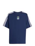Gfx Tee Tops T-shirts Short-sleeved Navy Adidas Originals