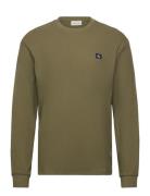 Ls Waffle Badge Crewnk Tee Tops Sweat-shirts & Hoodies Sweat-shirts Be...
