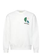 Ls Eu 350Terry Ck Bauhaus Logo C Tops Sweat-shirts & Hoodies Sweat-shi...