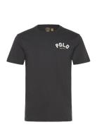 26/1 Jersey-Ssl-Tsh Tops T-shirts Short-sleeved Black Polo Ralph Laure...
