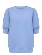 Sc-Banu Tops Sweat-shirts & Hoodies Sweat-shirts Blue Soyaconcept