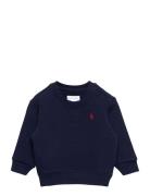 Fleece Crewneck Sweatshirt Tops Sweat-shirts & Hoodies Sweat-shirts Bl...