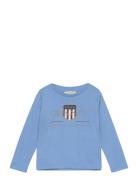 Archive Shield Ls T-Shirt Tops T-shirts Long-sleeved T-shirts Red GANT