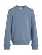 Mono Mini Badge Reg Cn Tops Sweat-shirts & Hoodies Sweat-shirts Blue C...