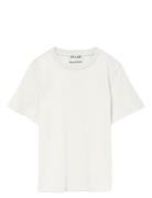 Awnaima Ss O-Neck T-Shirt Noos Tops T-shirts & Tops Short-sleeved Whit...