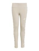 G Anml3S Sj Leg Bottoms Leggings Beige Adidas Sportswear
