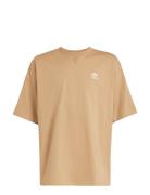 Tee Tops T-shirts Short-sleeved Beige Adidas Originals