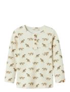 Nmmlavo Eno Slim Ls Top Lil Tops T-shirts Long-sleeved T-shirts White ...