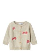 Nbflinie Ls Knit Card Tops Knitwear Cardigans Beige Name It