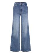 Jdyfelina-Fina Hw Wide Med Blue Dnm Noos Bottoms Jeans Wide Blue JDY