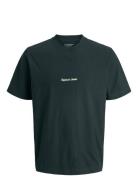 Jornorrebro Emb Tee Ss Crew Neck Noos Tops T-shirts Short-sleeved Gree...