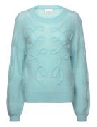 Karessa Knit Tops Knitwear Jumpers Blue Noella