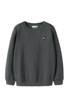 Nkmvimo Ls Sweat Bru Noos Tops Sweat-shirts & Hoodies Sweat-shirts Gre...