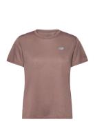Athletics T-Shirt Sport T-shirts & Tops Short-sleeved Brown New Balanc...