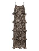 Cmkira-Dress Maksimekko Juhlamekko Brown Copenhagen Muse