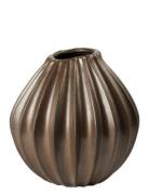 Wide Vase S Home Decoration Vases Brown Broste Copenhagen