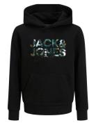 Jjgeplas Sweat Hood Mni Tops Sweat-shirts & Hoodies Hoodies Black Jack...