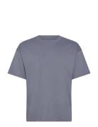 Great Boxy Heavyweight T-Shirt Tops T-shirts Short-sleeved Blue Weekda...