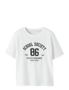 Nkflaisa Nreg Ss Top Tops T-shirts Short-sleeved White Name It