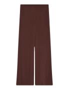 Rizzo - Shiny Jersey Bottoms Trousers Straight Leg Brown Day Birger Et...