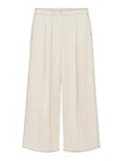 Fisher - Fluid Viscose Bottoms Trousers Straight Leg Cream Day Birger ...