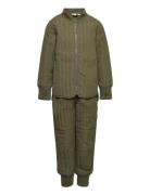 Thermal Set Solid Outerwear Thermo Outerwear Thermo Sets Khaki Green E...