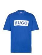 Nico Tops T-shirts Short-sleeved Blue HUGO BLUE