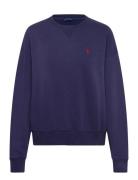 Cotton-Blend Fleece Crewneck Tops Sweat-shirts & Hoodies Sweat-shirts ...
