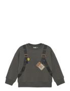Sweatshirt Ls Tops Sweat-shirts & Hoodies Sweat-shirts Grey Minymo