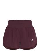 Road 3.5In Short Sport Shorts Sport Shorts Burgundy Asics