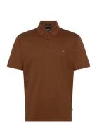 C-Parris 01 Tops Polos Short-sleeved Brown BOSS