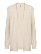Sc-Dollie Tops Knitwear Cardigans Cream Soyaconcept